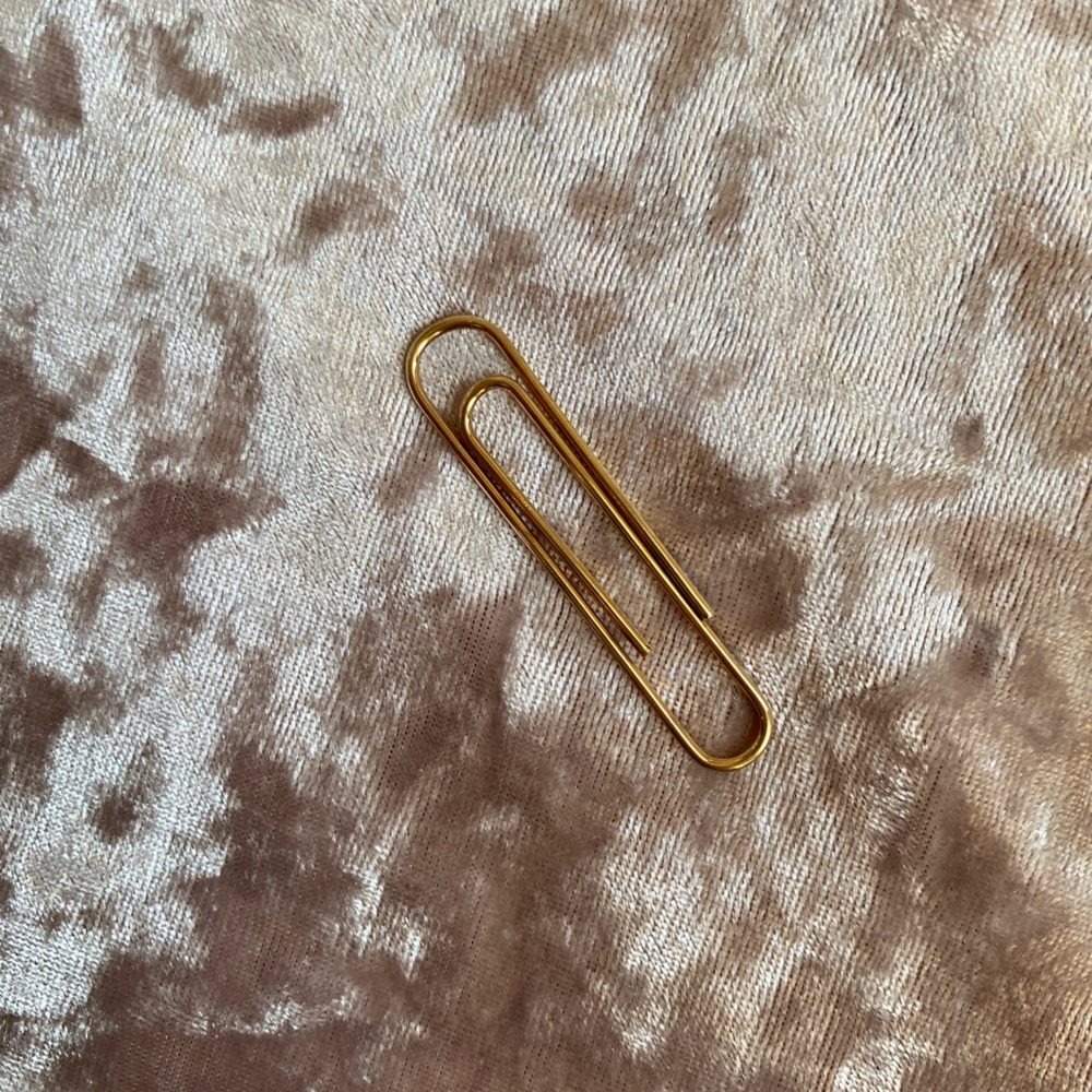 14K Gold Paperclip